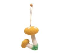 Saiyana Fumetto telefono fascino a forma di fungo borsa alla moda ciondolo in feltro texture perfetta per dare divertimento a borse e telef, 9*5, sentito