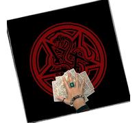 Saiyana Lusso Velvets Tarocchi Tovaglia Tarocchi Carte Lettura Tessuto Mistico Buco Da Tavolo Per Tarocchi Reti Di Cristallo