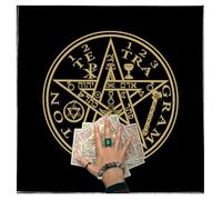 Saiyana Lusso Velvets Tarocchi Tovaglia Tarocchi Carte Lettura Tessuto Mistico Buco Da Tavolo Per Tarocchi Reti Di Cristallo