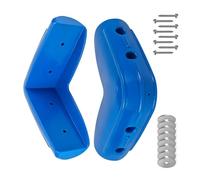 Saiyana Materassi ad angolo dock riempito d'aria Protezione antigraffio per alloggiamento della nave Piano flessibile Facile installazione 10 X 10 piedi Preforato Dock Protezione Installazione