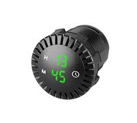 Saiyana Orologio da auto digitale elettronico LED per ATV per moto scooter Dashboard ornamento Clock Car Sty