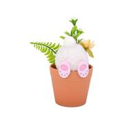 Saiyana Peluche coniglio vaso per piante ornamento peluche coniglietto figura per soggiorno camera da letto decorazione interna ed esterna