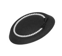 Saiyana Perle Flapper Fascinator anni '20 Ballerino Copricapo per occasioni speciali, matrimonio, fidanzamento, notte, cappio (nero)