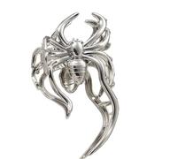 Saiyana Sicuro Spiders Haircip Multi -Use - Fermaglio per capelli antiscivolo per donne, ragazze, tutti i giorni e Halloween, accessorio per la testa degli eventi (argento)