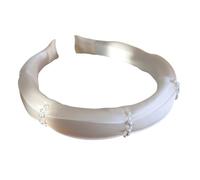 Saiyana Stili francesi Floreali Perle Artificiali Fasce per Donne Modello Rosa Accessori per Capelli in Tessuto Morbido Della Festa Della Sposa Capelli