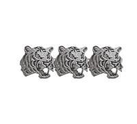 Saiyana Unico bella clip per capelli donne leghe alla moda forcina capelli animali barrettes per gli appassionati di moda(tre teste di tigre)