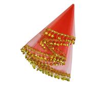 Saiyana Velo etnico vintage con monete d'oro nappe per gare di danza e festival tradizionali -celebrazione -costumi -Requi (stile buccia d'oro)