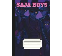 Saja Boys Pixel Style Composition Notebook - 6x9 Inch, 100 Lined Pages | Inspired by Demon Hunters: Retro Pixel Art K-pop Inspired Notebook | Dark Aesthetic Fandom Journal
