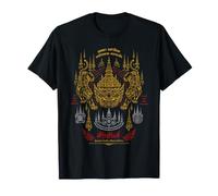 Sak Yant Talismano Vintage Tatuaggio Thai Thailandia Maglietta