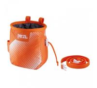SAKA Sacchetto Portamagnesite Ergonomico Arrampicata Bouldering Poliestere Riciclato Orange White