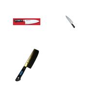 Sakai Takayuki Inox Deba 16,5 cm, Gyuto 24 cm, Nakiri 18 cm Set di coltelli...