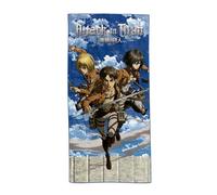 SAKAMI - Attack on Titan - Eren, Mikasa & Armin - Strandtuch, Towel - 150x75cm