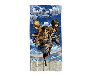 SAKAMI - Attack on Titan - Eren, Mikasa & Armin - Strandtuch, Towel - 150x75cm