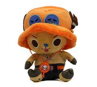 SAKAMI - Chopper X Ace, One Piece, peluche/giocattolo, 11 cm, originale e con li