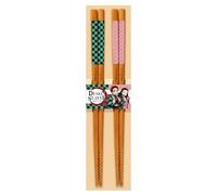 SAKAMI - Demon Slayer - Tanjiro & Nezuko - Bacchette, set Chopstick - originale e con licenza