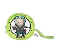 SAKAMI - One Piece - Zoro - Peluche/Plush - Coin Purse/Portafoglio 10 cm - Originale e licenza colorata