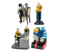 Sakamoto Days Petitrama EX Series Trading Figure 4-Set Cut Out Scenes Set 9 cm