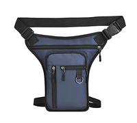 Sakamura Marsupio per la coscia | Marsupio da trekking multi-tasca per moto, equitazione, viaggi, escursionismo, blu, 1