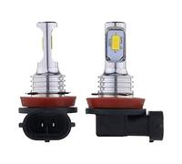 SAKASO H11 H8 H16 80W 4000LM 3000K Kit Lampadine Fendinebbia Un LED Giallo Tech