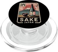 Sake giapponese Giappone Vintage Monte Fuji Retro Kanji Souvenir PopSockets PopGrip per MagSafe