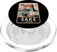 Sake giapponese Giappone Vintage Monte Fuji Retro Kanji Souvenir PopSockets PopGrip per MagSafe