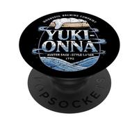 Sake giapponese Yuki Onna Giappone Vintage Winter Sake Souvenir PopSockets PopGrip Adesivo