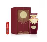 Sakeena Eau de Parfum 100 ml, profumo arabo da donna, a lunga durata, con atomizzatore ricaricabile, fragranza floreale fruttato Gourmand con note di frutto e lampone e vaniglia (Sakeena)