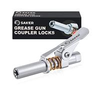 Saker, Accoppiatore per pistola ingrassatrice, compatibile con tutte le pistole per grasso con raccordi NPT da 1/8" (adatti per diametri superiori a 14 mm, aggiornamento a 14000 PSI)