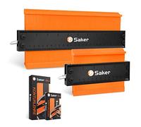 Saker Calibro copiatore per contorni con sistema di blocco, per una copia precisa, ideale per saldature irregolari e lavorazione del legno (12 cm + 25 cm)