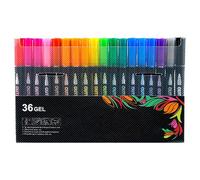 Sakesfor Marker Pen for Highlight, Sakesfor Double Line Outline Pens, 8/12/24/36/48/60-Color Marker Pen for Highlight, for Christmas Greeting Cards, Scrapbook Crafts, Doodling (36 colors)