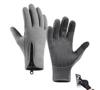 Sakesfor Ultimate Waterproof & Windproof Thermal Non-Slip Gloves, Thin Silicone Touchscreen Winter Mittens, Stay Warm & Dry with Sakesfor (Gray,X-Large)