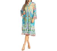 Sakkas 1944 - Abito/Copricostume Corto da Donna con Maniche a 3/4 e Bottoni Primavera/Estate - D-351-A - L/XL