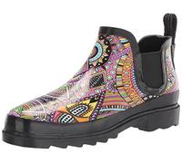 Sakroots Stivale da donna Rhyme Rain Bootie, Arcobaleno Wanderlust, 37 EU