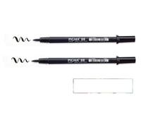 Sakura Brush Pen. Pennarello Pennarello Nero, punta pennello Pigma BB 2 pezzi e 1 CARTA