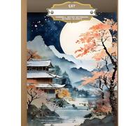 SAKURA CHERRY BLOSSOM Japanese Village * CORNELL NOTES NOTEBOOK (Lined)+BONUS: Name/Address/Cell Phone/Email Contacts & TOC Journal Diary Study Aid ... High School Ivy League University College