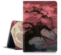 Sakura Cherry Tree Custodia per iPad 9a/8a/7a generazione 10,2" 2021/2020/2019, custodia antiurto in pelle PU pieghevole con supporto e spegnimento automatico per iPad da 10,2 pollici