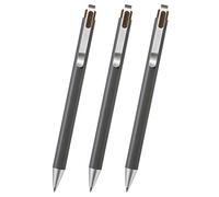 Sakura Craypas GBR205#17 Penna a sfera con inchiostro gel, iD, nero moka, 0,5 mm, 3 pezzi