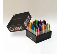 Sakura Crepas Matita Colorata Coupy Pencil Cube Box 72 Colori Nero FY72BOX-BK