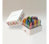 Sakura Crepas Matita Colorata Coupy Pencil Cube Box 72 Colori Nero FY72BOX-WH