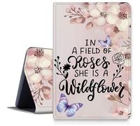 Sakura - Custodia con farfalla per iPad Pro M4 2024 da 13 pollici, antiurto, in pelle PU, pieghevole, regolabile, con funzione sleep/wake automatica, per iPad Pro M4 2024 da 13 pollici