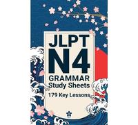 Sakura Edition JLPT N4 Grammar Study Sheets (Tascabile) Jlpt Grammar Made Easy