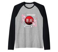 Sakura Fiori di Ciliegia nelle Città del Giappone, Kawasaki Maglia con Maniche Raglan