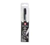 Sakura-Gelly Roll - Penna trasparente bianca e nera, set di 3 penne