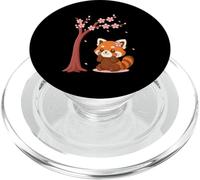Sakura Giapponese Panda Rossa Kawaii Ciliegio In Fiori Anime PopSockets PopGrip per MagSafe