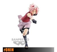 Banpresto Naruto Shippuden Vibration Stars Haruno Sakura - Figura de Coleccion - Altura 16cm aprox. - Fabricada en PVC y ABS