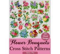 Sakura Mai Flower Bouquets Cross Stitch Patterns (Tascabile)