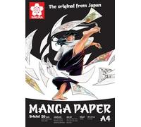Sakura Manga Pad carta da disegno - A4 250gsm 20 fogli - Ideale per principianti e artisti manga avanzati