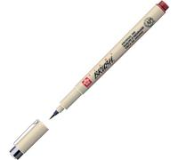 Sakura Marcatore a pennello Pigma Marrone - Punta flessibile per illustrazione, scrittura a mano e calligrafia - Inchiostro impermeabile e resistente allo sbiadimento