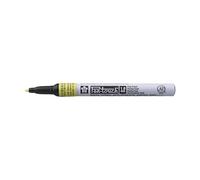 SAKURA Marcatore giallo fluorescente fine Pen-Touch - Linea 1 mm - Scrive su varie superfici - Inchiostro permanente - Ideale per uso industriale