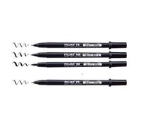 Sakura Pigma Brush Pen Nero,set 3 pcs + 1 FB